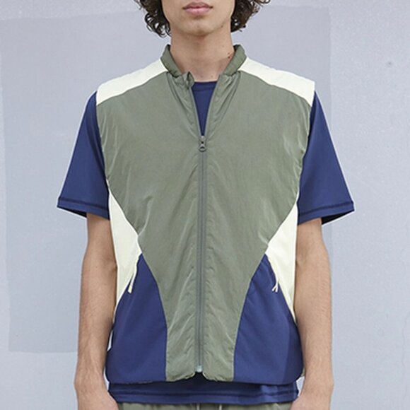 NWT PacSun A.R.C. Nylon Colorblock Vest UNISEX L Quiet Outdoors / 90s Aesthetic - Picture 15 of 15